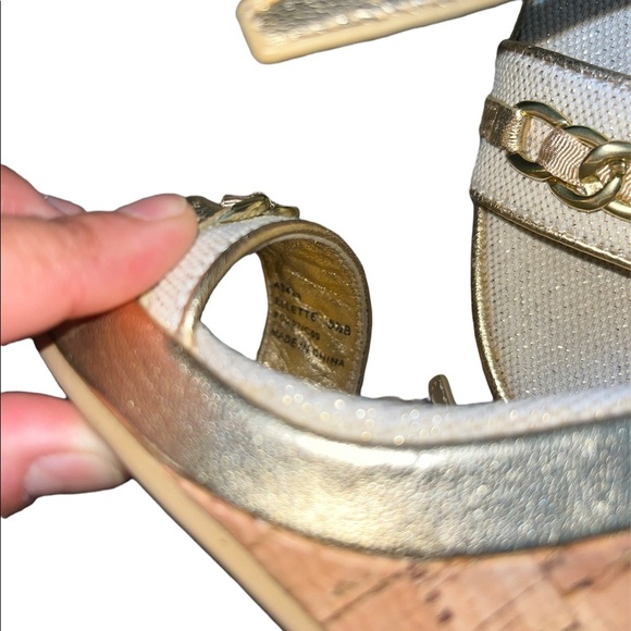 NWOT Coach Ellette Cork Wedges - Picture 3 of 5